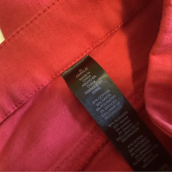 Chico’s size 2 stretch ankle cut girlfriend jeans Women’s Size 12 - Picture 5 of 5